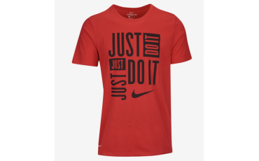 Nike Dri-FIT Cotton T-Shirt University Red Black